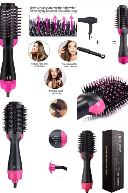 3-in-1 Hair Styler, Dryer & Straightener | Hot Air Brush