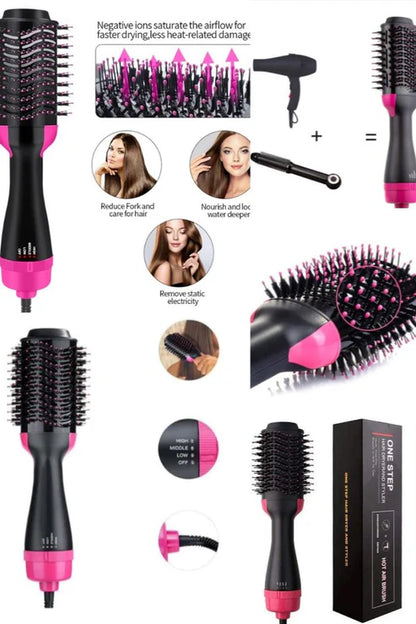 3-in-1 Hair Styler, Dryer & Straightener | Hot Air Brush